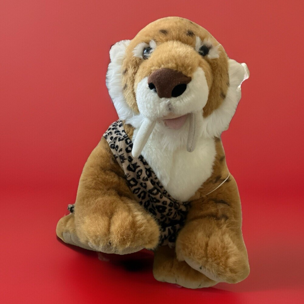2012 Build a Bear Dino Sabertooth Tiger Plush